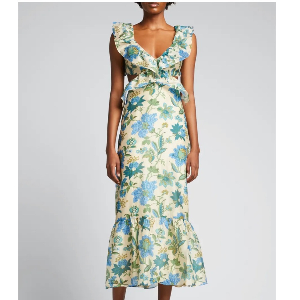 SIR. Printed Celia Midi Dress